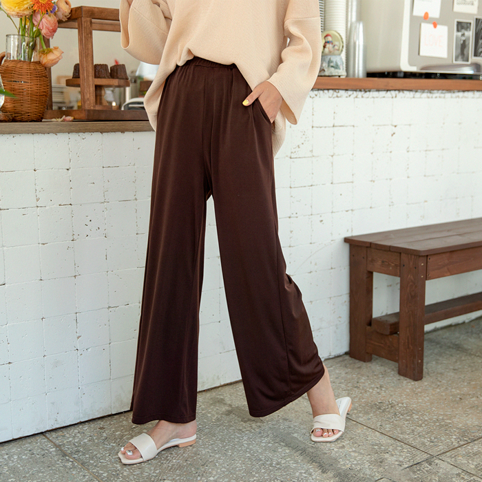 さらさらのバンディングパンツ42839